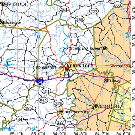 Frankfort, Kentucky (KY) ~ population data, races, housing & economy