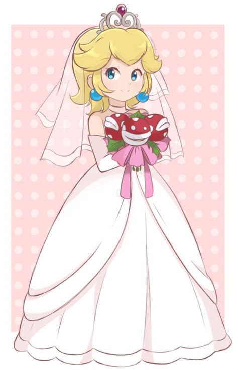 チョコミル -chocomiru- on Twitter: "Wedding Dress Princess Peach!… " | Super ...