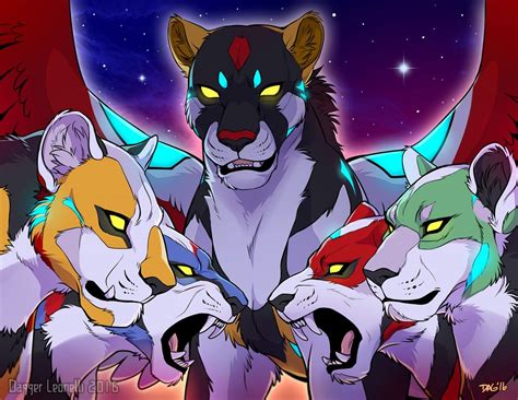 Voltron Space Lions by Dagger Leonelli | Voltron, Voltron legendary defender, Voltron fanart