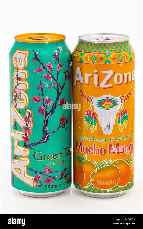 arizona, drink can, arizonas, drink cans Stock Photo - Alamy