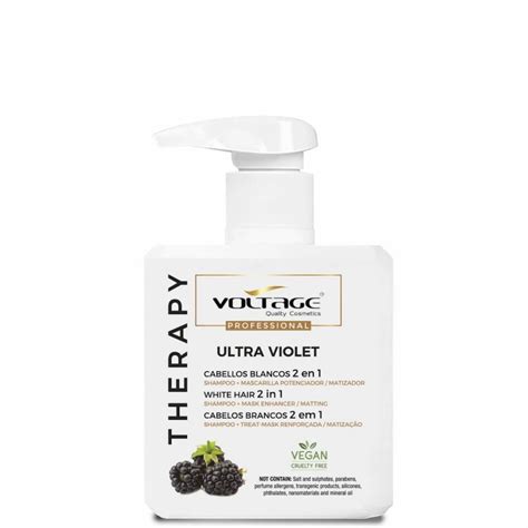 White Hair 2 in 1 Shampoo + Conditioner - Ultra Violet Therapy - Voltage Cosmetics