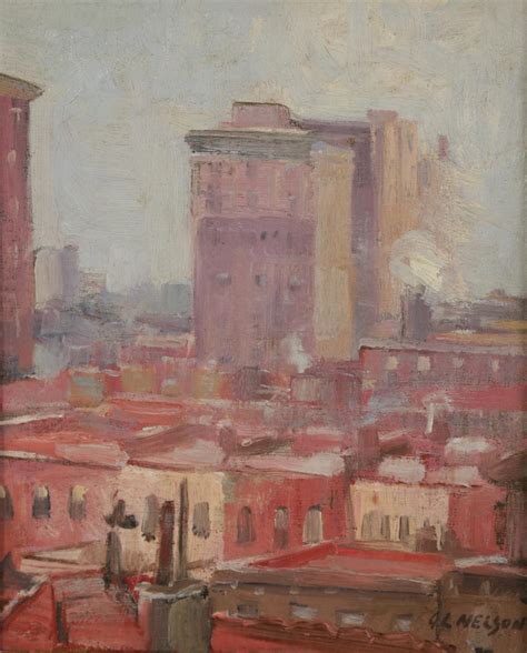 iGavel Auctions: G. L. Nelson (Ame. 1887-1978), Two Oil on Panels ...