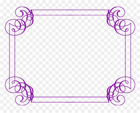 Purple Page Border Designs