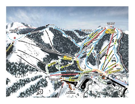 Bogus Basin Frontside Ski Trail Map • mappery