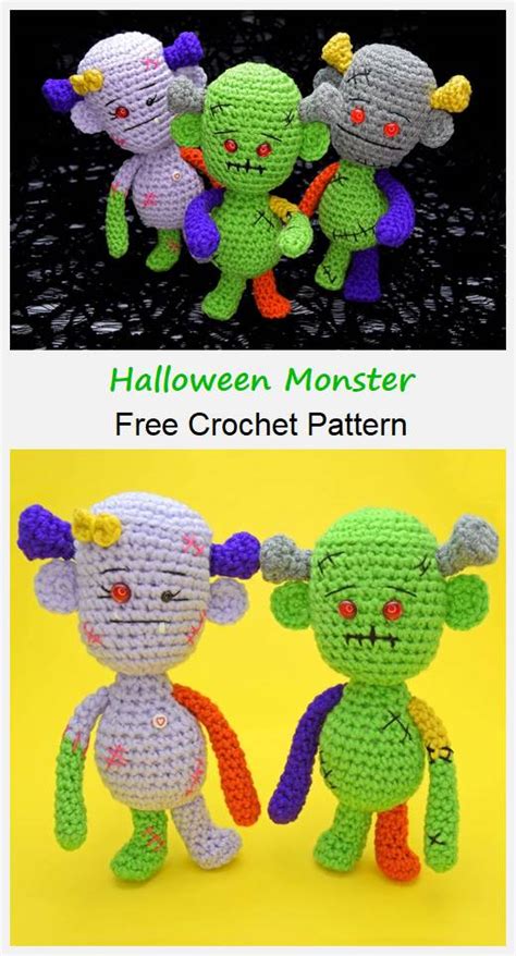 Halloween Monster Pattern - Your Crafts