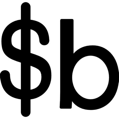 Bolivia boliviano currency symbol Icons | Free Download