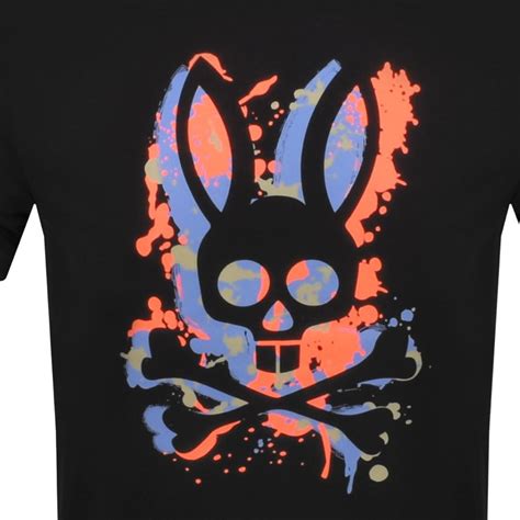 Psycho Bunny Graphic Logo T Shirt Black | Mainline Menswear