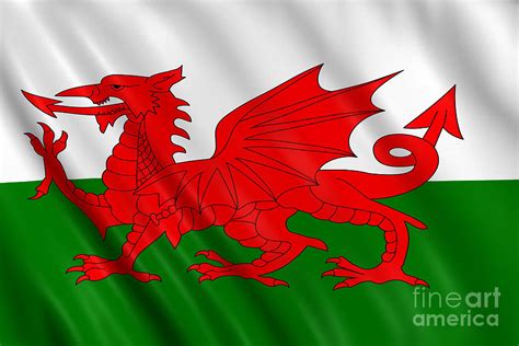 Welsh Flag Photograph by Visual7 - Fine Art America