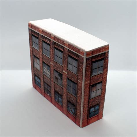 Printable OO Gauge Industrial Building - Scale Model Buildings