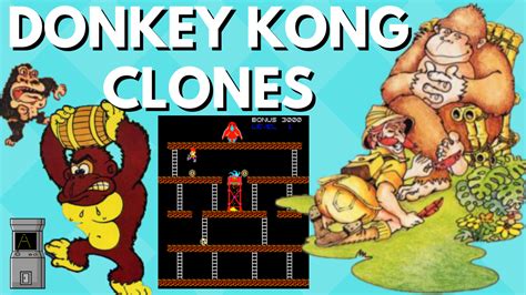 Donkey Kong Arcade Clones (Gameplay and Art Comparison) - Arcade Advantage