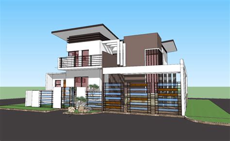 Modern House Design 3D Model • Designs CAD