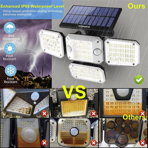 Solar Powered Motion Lights Outdoor: LED Security FloodLight Review ...