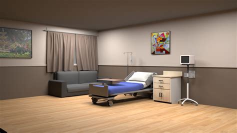 ArtStation - Hospital Room