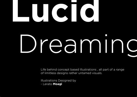 Lucid Dreaming on Behance