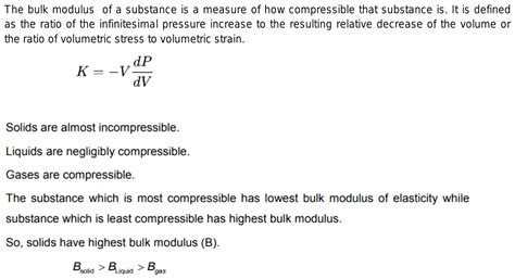 what is bulk modulus?