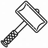 Thors Hammer coloring page  ColouringPages sketch template