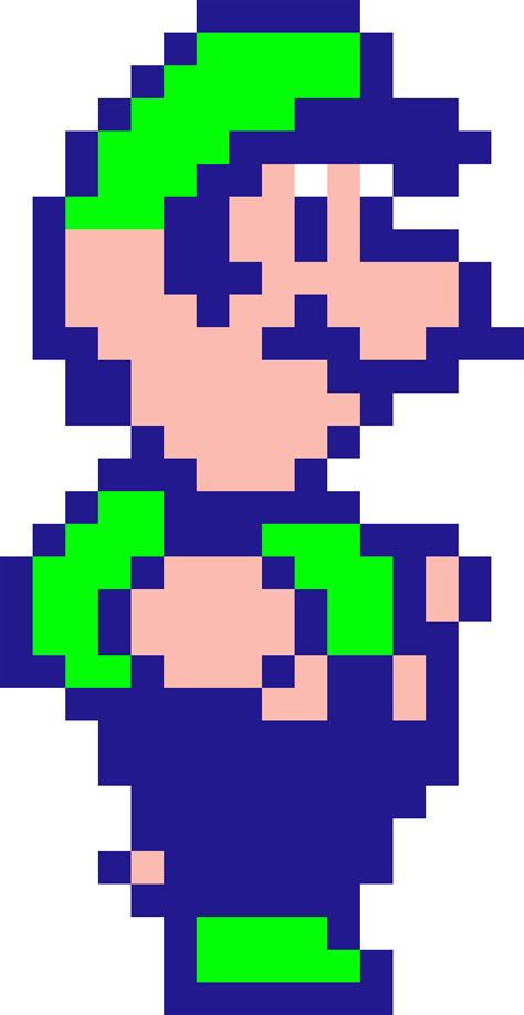 Super Mario Bros 2 Luigi Sprite