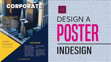 Design a poster in InDesign (2021) - YouTube