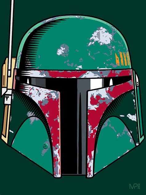 Boba Fett Helmet Drawing at GetDrawings | Free download