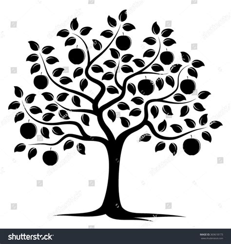 Apple Tree Silhouette: Over 14,854 Royalty-Free Licensable Stock ...