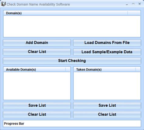 Check Domain Name Availability Software