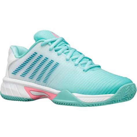 K-Swiss Kids Hypercourt Express 2 HB Tennis Shoes - Aruba Blue/Pink ...