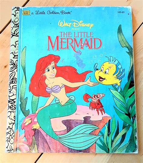 The Little Mermaid Little Golden Book 1992 - Etsy