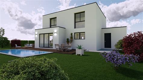 Maison neuve Contemporaine Loire Atlantique 195 000€ - MF Construction