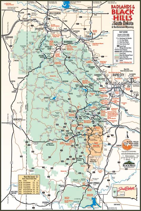 the map shows the location of many different areas in the area and where they are located