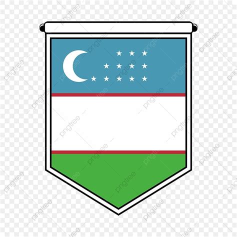 Flag Clipart Transparent Background, Uzbekistan Flag Vector Png, Uzbekistan, Uzbekistan Flag ...