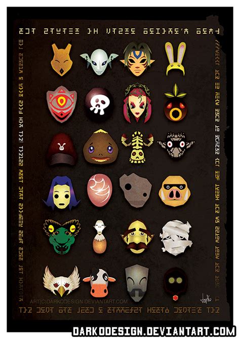 Majora's Mask - Mask Collection by DarkoDesign on DeviantArt