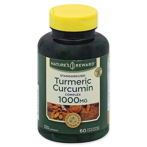 Nature's Reward™ 60-Count 1000 mg Turmeric Curcumin Complex Quick ...