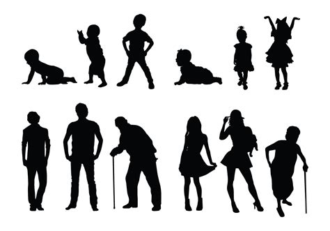 Silhouette Human Free Vector Art - (11547 Free Downloads)