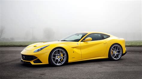 Yellow coupe, car, Ferrari, F12, yellow cars HD wallpaper | Wallpaper Flare