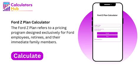 Ford Z Plan Calculator Online