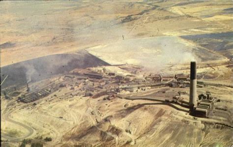 Aerial View of the Anaconda Company's Smelter and Stack Montana