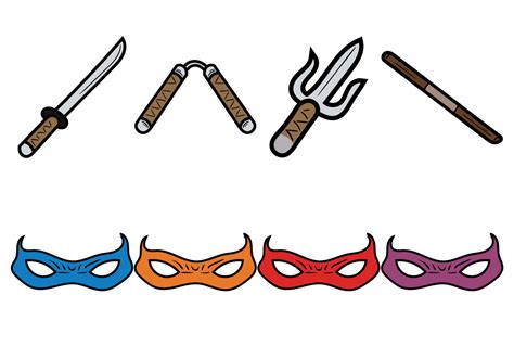 Tmnt Weapons Svg