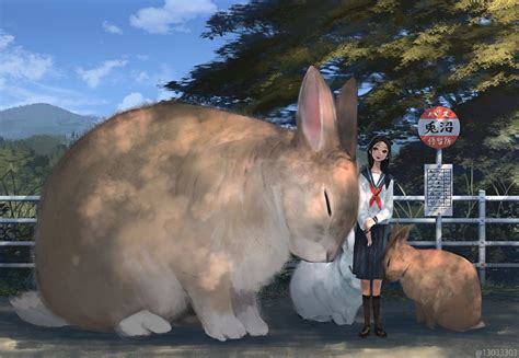 This Japanese Illustrator Gives Life To Giant Animals | Giant animals, Cute animal drawings ...