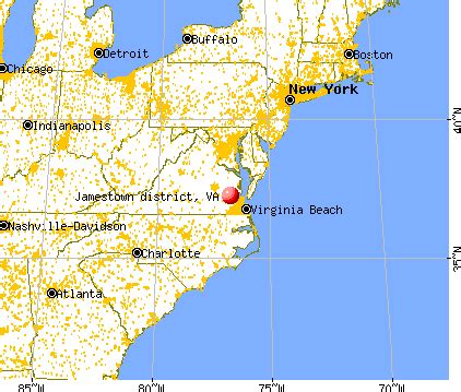 Jamestown district, Virginia (VA 23185) profile: population, maps, real ...