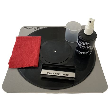 PROFESSIONAL RECORD CLEANING WORK MAT - ANTI-STATIC ESSENTIAL VINYL CLEANING KIT - Vinyl ...