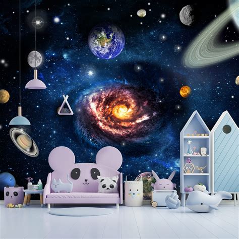 Space Wallpaper for Room Ceilings, Galaxy Theme | Life n Colors