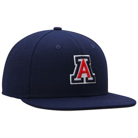 Arizona Wildcats Nike Dri-FIT Vapor True College Authentic Baseball Fitted Hat - Navy Blue ...