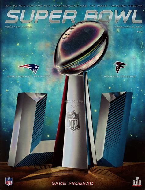 Super Bowl LI Program New England Patriots vs Atlanta Falcons – Denver ...