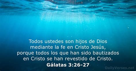 18 Versículos de la Biblia sobre el Bautismo - LBLA & NVI - DailyVerses.net