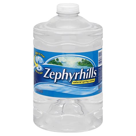 Zephyrhills Water, Natural Spring, 101.4 fl oz (3 qt 5.4 fl oz) 3 lt