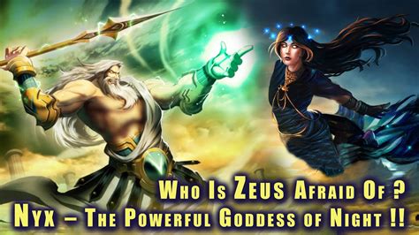 Who Is Zeus Afraid Of ? Nyx – The Powerful Goddess of Night | Daughter of Chaos - Greek ...