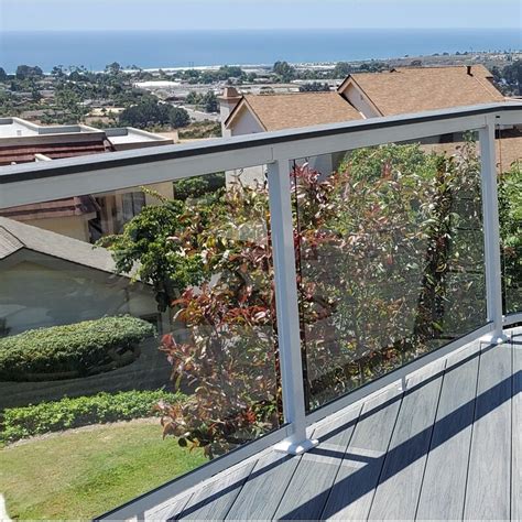 Vista Railing 3 ft. H x 8.5 ft. W Vista Aluminum Straight Railing | Wayfair