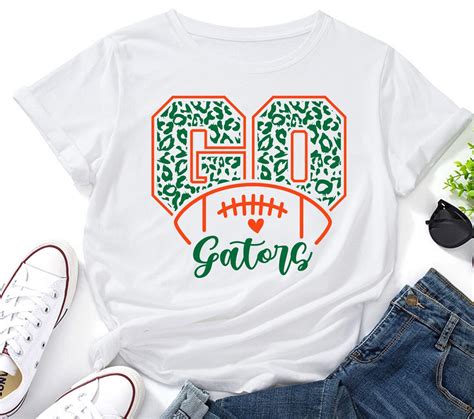 Go Gators Football SVG Gators Svg Go Leopard Gators - Etsy