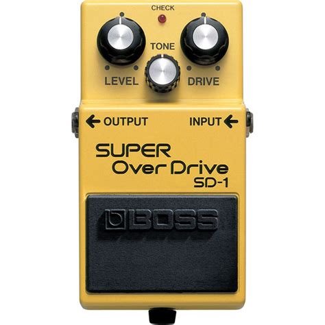 Boss SD-1 Super Overdrive Pedal | Boost, Overdrive, Distortion & Fuzz - Mannys Music // Mannys Music