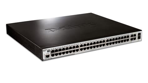 48-Port Fast Ethernet managed L2 switch with 2 10/100/1000 ports and 2 Gigabit Combo BASE-T/SFP ...